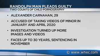 Randolph man pleads guilty of producing child pornography