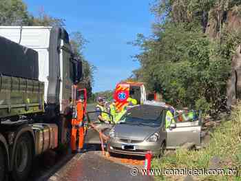 Acidente na BR-282 deixa feridos, em Nova Itaberaba - Canal Ideal