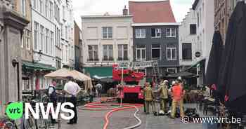Eiermarkt in Brugge afgesloten door keukenbrand in danscafé - VRT NWS