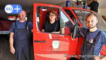 Die Steckelsdorfer Feuerwehr ist seit 110 Jahren zur Stelle wenn es brennt und nicht nur dann - Märkische Allgemeine Zeitung
