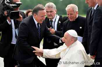 The Latest on the Pope's visit to Canada - Kitchener.CityNews.ca
