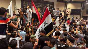 Demonstration - Irak: Parlament in gesicherter Grüner Zone gestürmt - Neue Presse Coburg