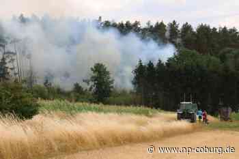 Katastrophenfall - Waldbrand: Großeinsatz im Landkreis Kronach - Neue Presse Coburg