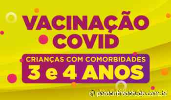 COVID-19: Matozinhos inicia nesta quarta a vacinação de crianças de 3 e 4 anos com comorbidades - Por Dentro de Tudo