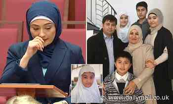 Fatima Payman, Australia's first hijab-wearing senator, sobs as she tells powerful refugee story - Daily Mail