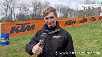 Björn Feldt gewinnt Motocross in Wolgast souverän - Ostsee Zeitung