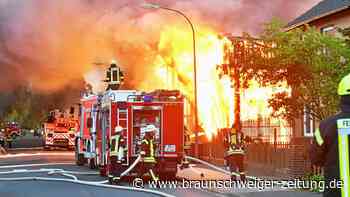 Großbrand in Stederdorf: Polizei vermutet Brandstiftung