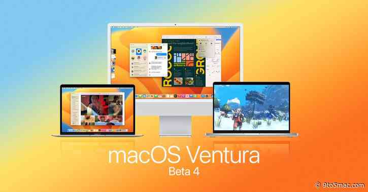 Apple seeds macOS 13 Ventura beta 4 to developers ahead of fall release