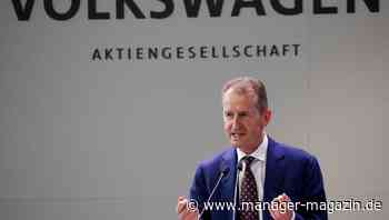 Volkswagen: Aktie steigt, Herbert Diess verabschiedet sich mit Milliardengewinn