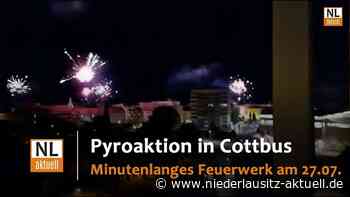 Unverständnis über Feuerwerksaktion in Cottbus. Geburtstag als Grund? - NIEDERLAUSITZ aktuell