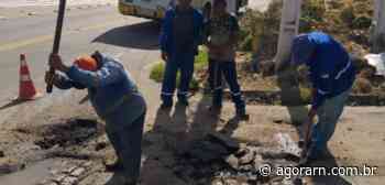 Bairros da zona Norte de Natal recebem Operação tapa buracos - Agora RN