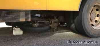 Motociclista morre após ser arrastado por ônibus escolar em Natal - Agora RN