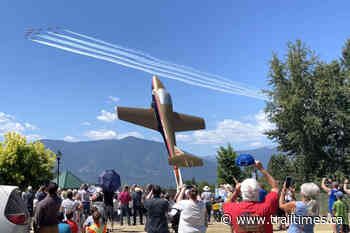 Snowbirds fly over Creston to honour Golden Centennaires squadron leader - Trail Times