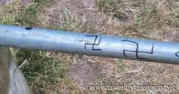 'Disgust' as swastikas scrawled at entrance to popular Coventry park - Coventry Live