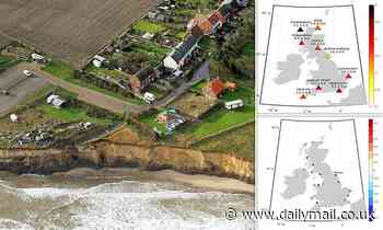 Met Office report reveals sea levels in the UK are rising by up to 0.2 inches a year