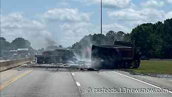 Route 58 crash leaves 2 dead in Southampton County