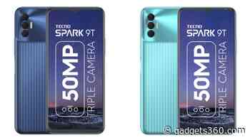 Tecno Spark 9T With 50-Megapixel Triple Rear Camera, 5,000mAh Battery Launched in India: Price, Specifications