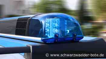 Schömberg-Langenbrand: Zwei Verletzte bei Auffahrunfall