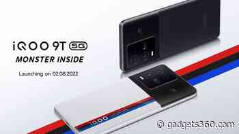 iQoo 9T 5G Price in India, Launch Offers Revealed Ahead of August 2 Launch: All Details