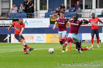 Report | Luton Town 1-1 West Ham | News - lutontown.co.uk