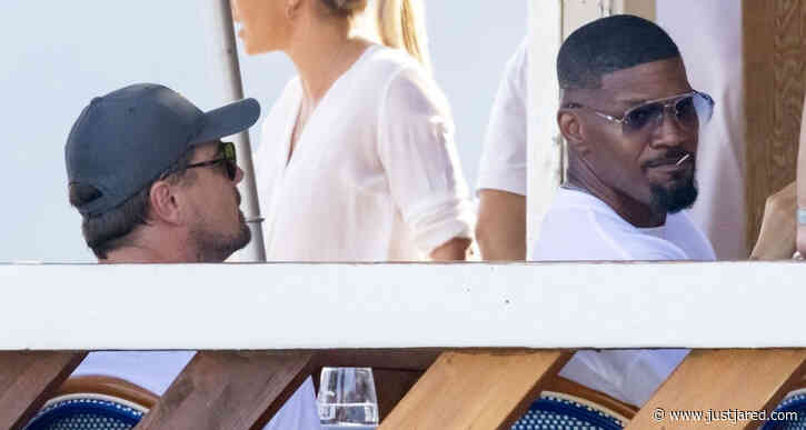 Leonardo DiCaprio & Jamie Foxx Spend the Day Together on Vacation in Italy