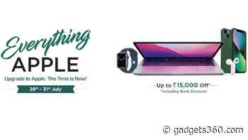 iPhone 13, Apple Watch Series 7, MacBook Pro Discounted in Croma Everything Apple Sale: Best Deals, Offers