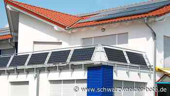 Stromerzeugung in Neubulach: Stadt fördert Photovoltaik auf dem Balkon