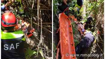 Precipita in un dirupo per dieci metri durante un'escursione, ferito un 27enne