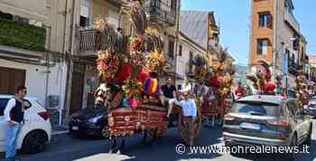 Sfilata di carretti siciliani oggi a Pioppo - Monreale News