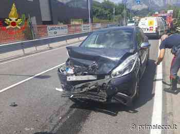Frontale auto camion: ferita 50enne, traffico in tilt - Prima Lecco