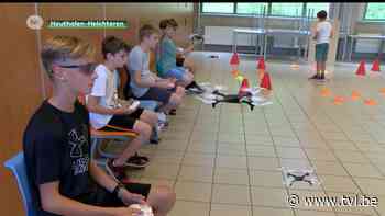 In Houthalen vliegen ze met drones tijdens jeugdkamp - TV Limburg
