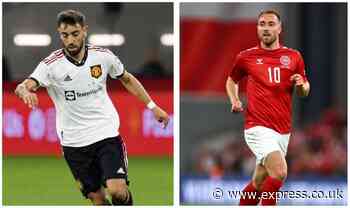 Four reasons Man Utd should consider dropping Bruno Fernandes for Christian Eriksen - Express