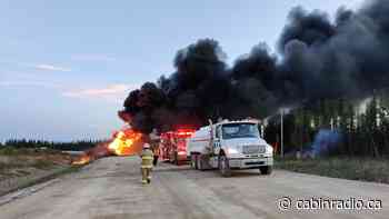 'Large vehicle fire' closes Highway 3 near Fort Providence - Cabin Radio