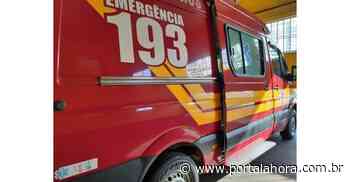 ALERTA: Motociclistas são hospitalizados após outro acidente em movimentado local de Imbituba; um estaria alcoolizado, segundo os bombeiros - Portal AHora