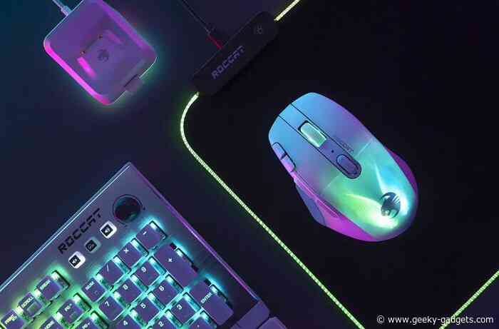 ROCCAT Kone XP Air Wireless RGB gaming mouse with rapid charge dock