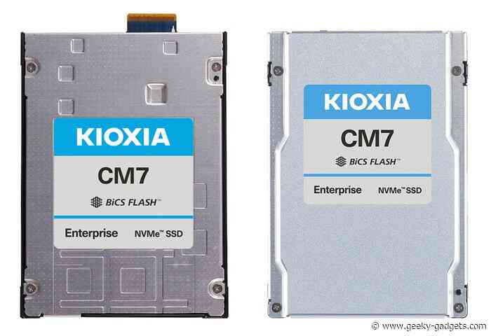 KIOXIA CM7 PCIe Gen5 Enterprise SSD for mission-critical applications