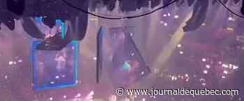 En plein concert, l'écran géant de l'amphithéâtre s'effondre