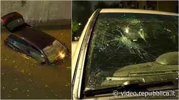 Grandine a Saronno, decine di auto danneggiate: 'Sembrava un bombardamento' - Repubblica TV