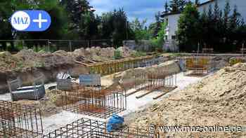 Bau der neuen Turnhalle in Bötzow: Jetzt kommen die Fundamente! - Märkische Allgemeine Zeitung