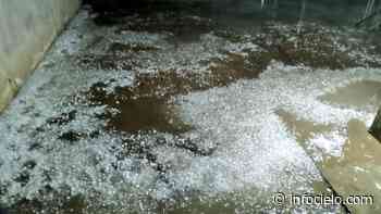 Mal tiempo: así cayó granizo en la provincia de Buenos Aires - Infocielo