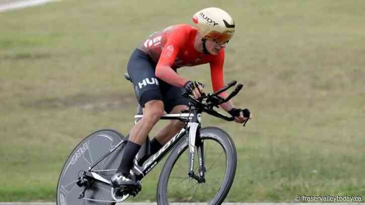 Canadian rider Alex Cataford breaks collarbone after going down in Spain one-day race