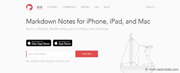Bear note-taking app