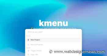Kmenu - An Animated and Accessible Command Menu