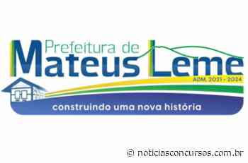 Prefeitura de Mateus Leme – MG anuncia Processo seletivo - Notícias Concursos
