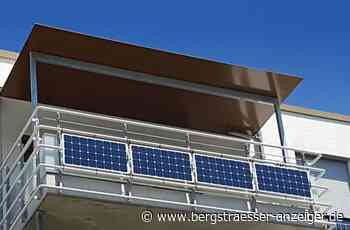 Nach dem Willen von CDU und SPD soll die Stadt Heppenheim Balkonkraftwerke bezuschussen - Heppenheim - Nachrichten und Informationen - Bergsträßer Anzeiger
