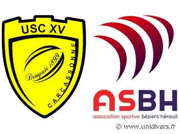 RUGBY A XV – USC XV / AS BEZIERS HERAULT Carcassonne vendredi 9 septembre 2022 - Unidivers