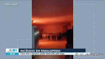 Incêndio atinge residência em Parauapebas, sudeste do PA - Globo.com