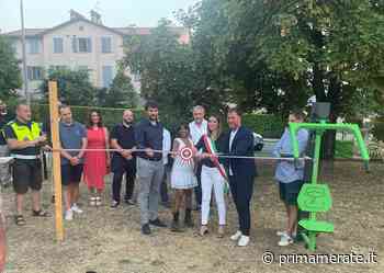 Inaugurato il circuito skyfitness nel parco giochi di Oriano - Prima Merate