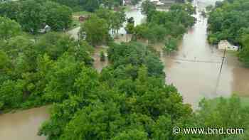 St. Clair County Illinois Sheriff drone video shows flooding on Belleville streets - Belleville News-Democrat