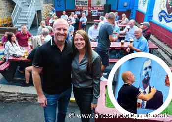 Sean Dyche visits fans at Burnley pub which bears his name